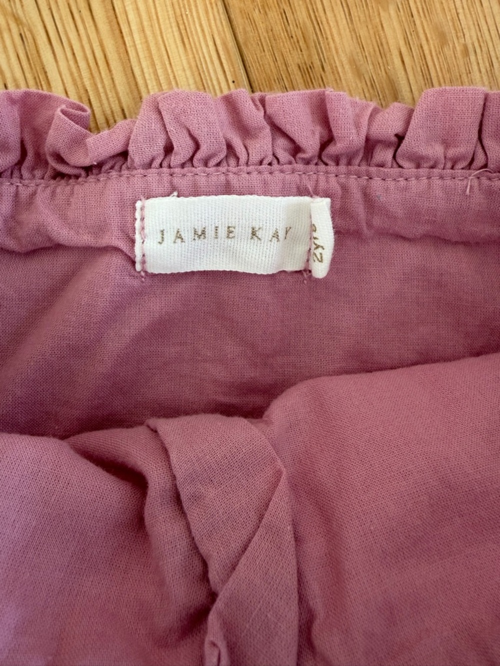 Jamie Kay Dusty Rose Ruffle Top 2T - Picture 5 of 6